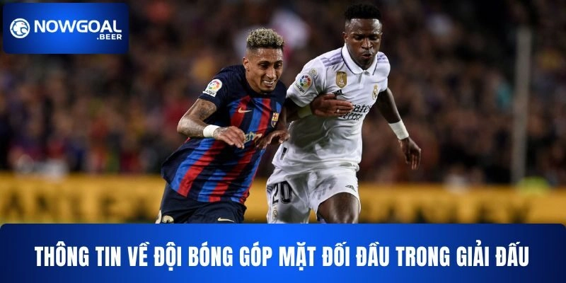 Thông tin về đội bóng góp mặt đối đầu trong giải đấu